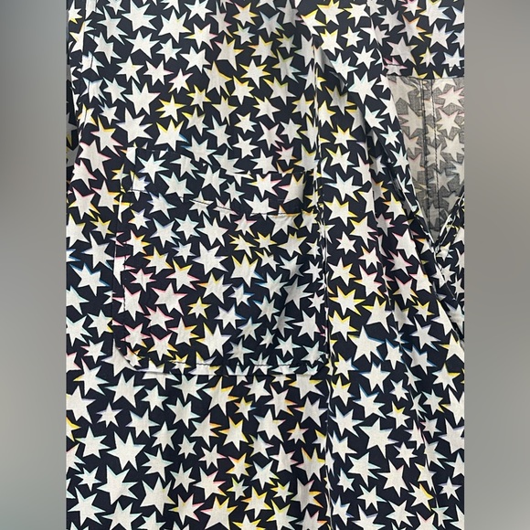 Pistola wrap dress star pattern navy background XS - Picture 7 of 8
